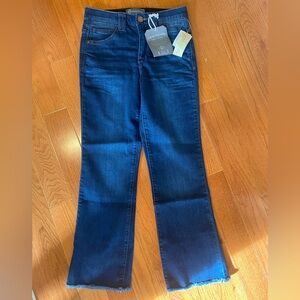 Democracy Dark Indigo High Rise Flare Jeans